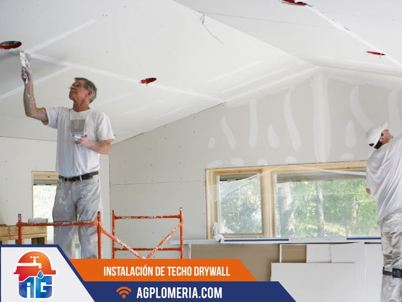 profesionales en instalación de techos drywall