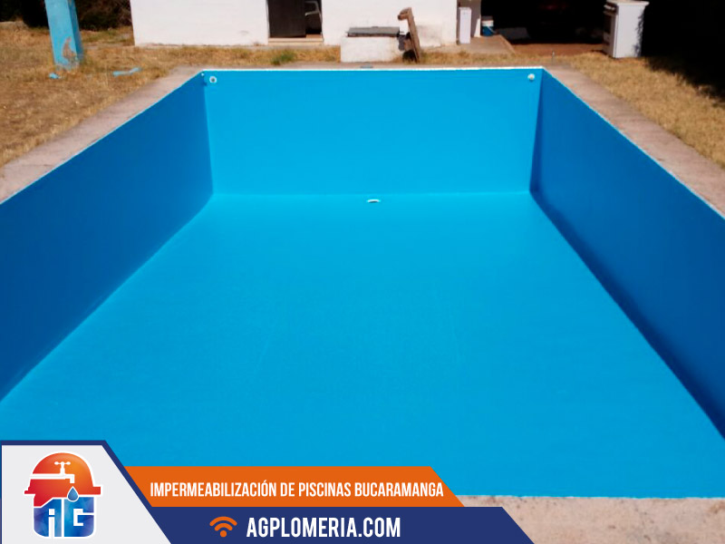 Impermeabilización de piscinas de aplicación en Caliente en Bucaramanga