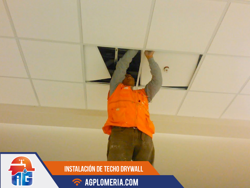 reparación techos en drywall 