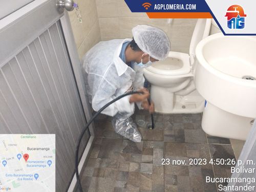 Destape y sondeo de cañerías en Bucaramanga — AG Plomería
